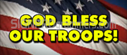 19-506 GOD BLESS OUR TROOPS 192×440